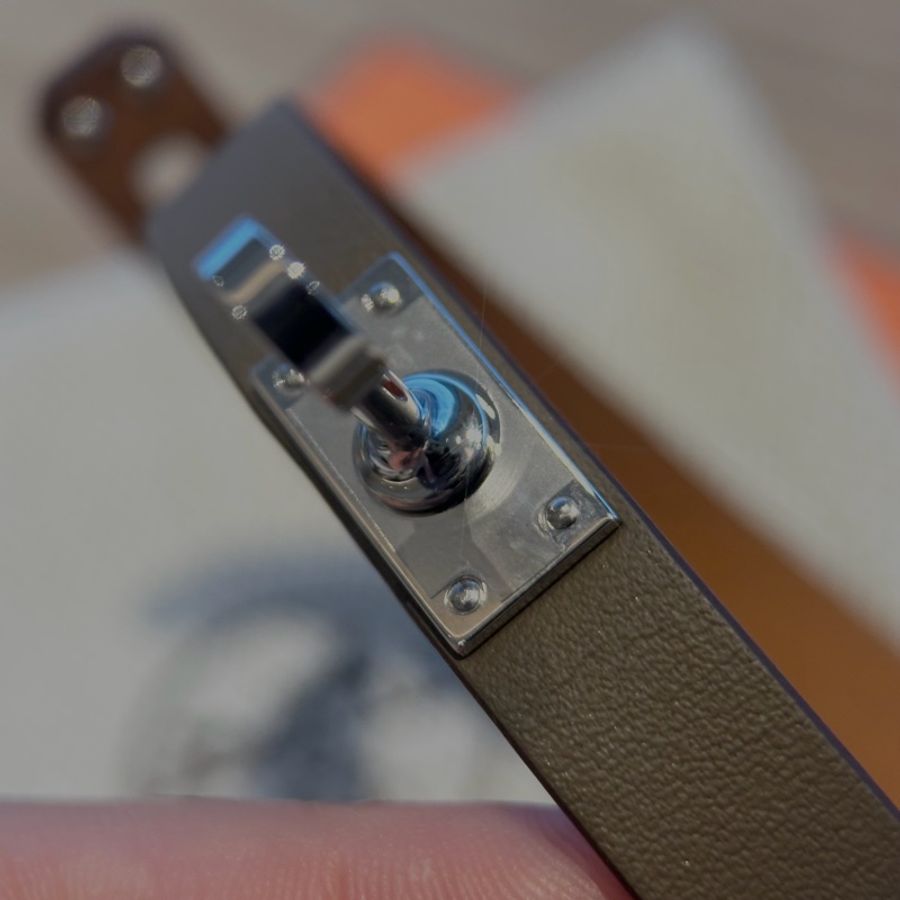 (未使用品) Hermes mini Kelly手帶手鐲 Double Tour Bracelet-4