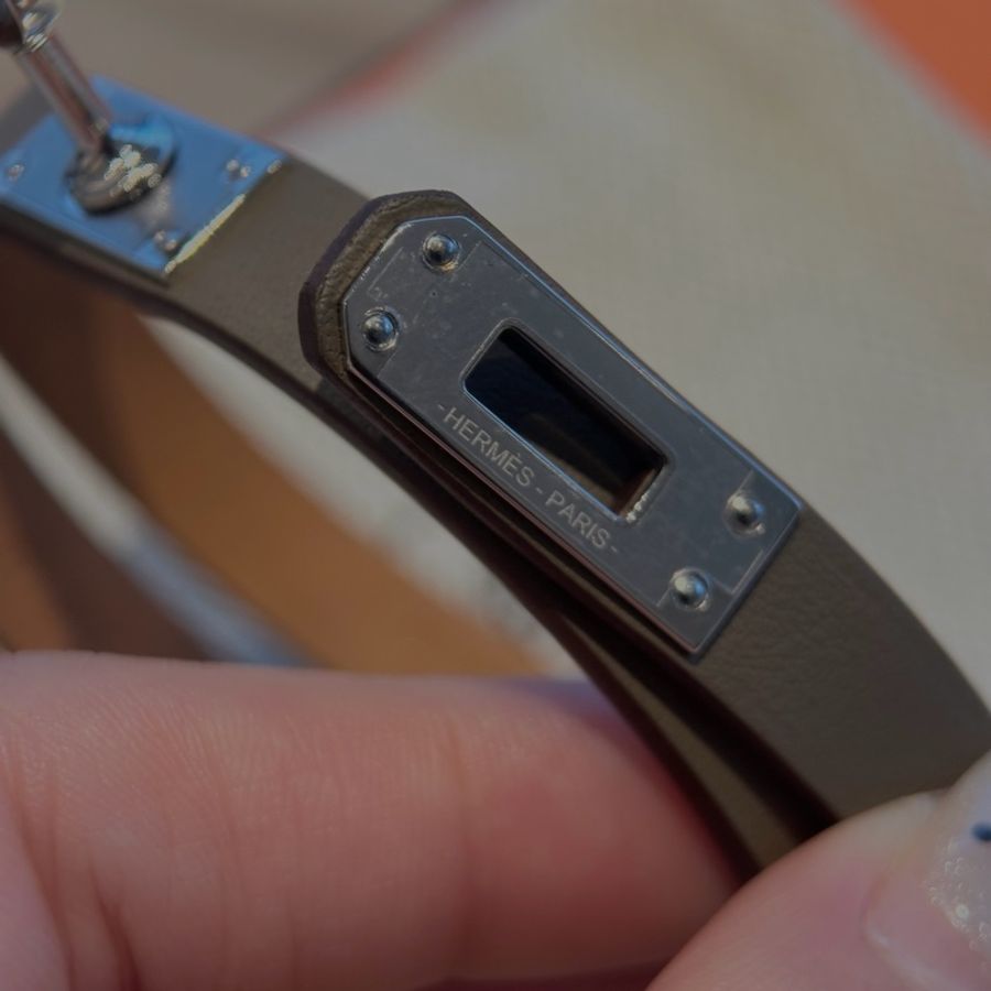 (未使用品) Hermes mini Kelly手帶手鐲 Double Tour Bracelet-15