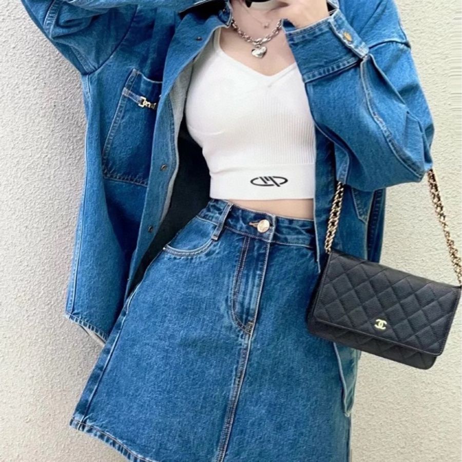 Chanel香奈兒 黑金荔枝皮woc 發財包-9