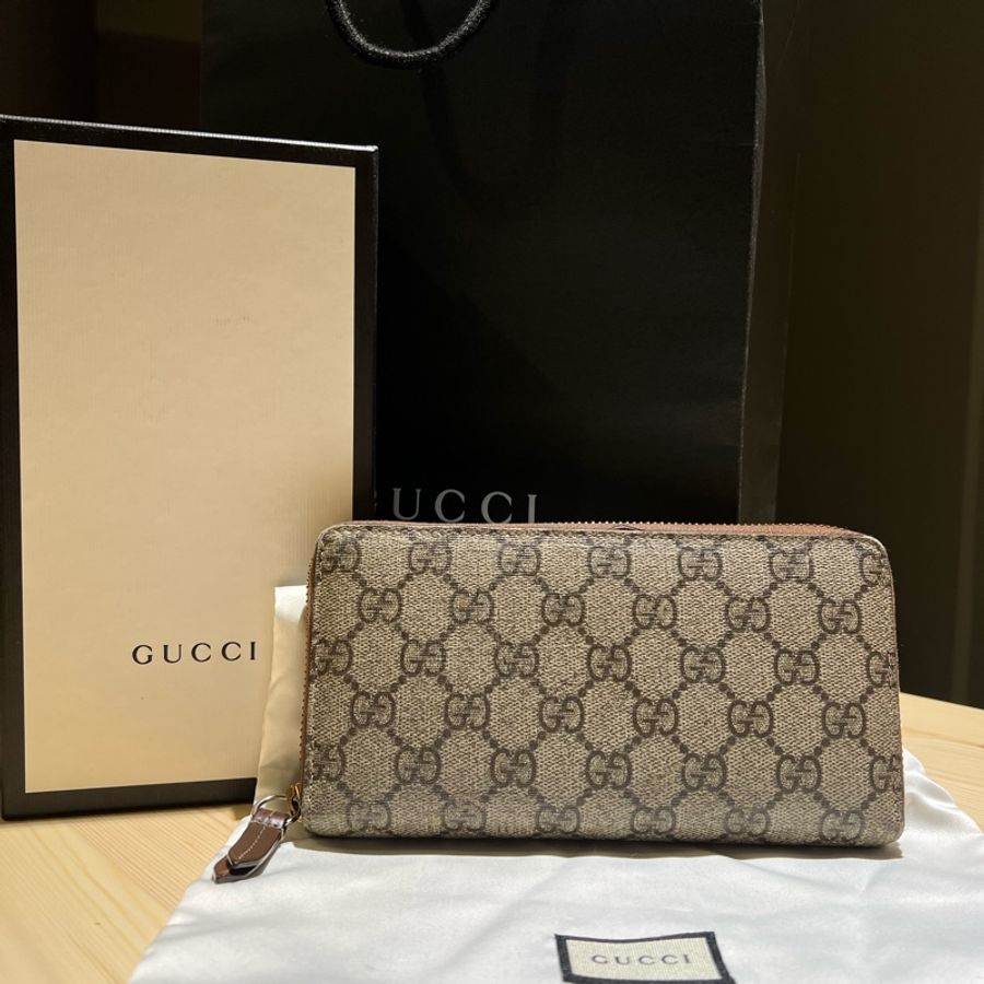 GUCCI 經典老花長夾-6