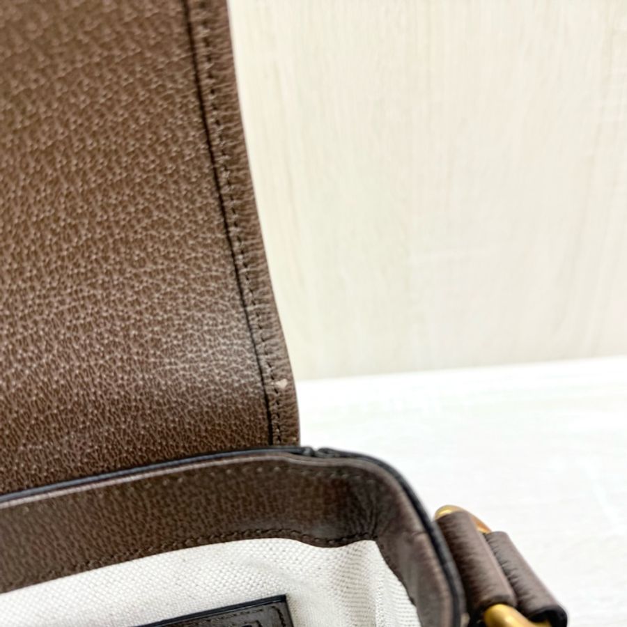 GUCCI原花金釦Ophidia下蓋郵差包761741-11