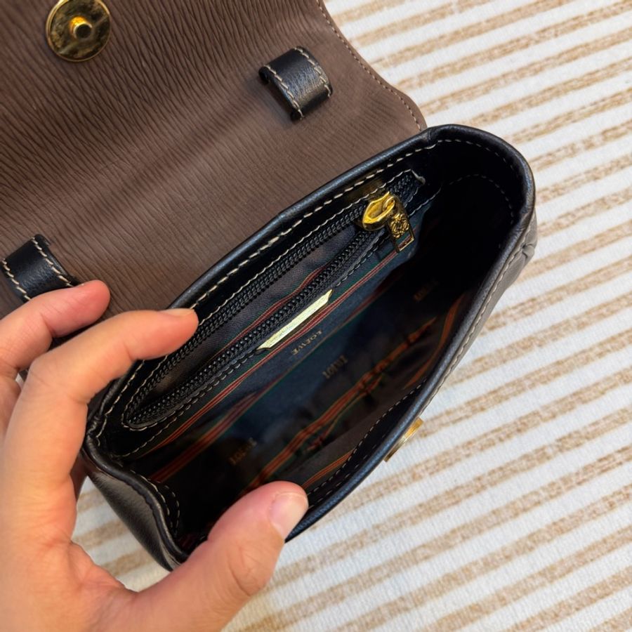 Loewe vintage 中古款 蛇骨 mini小南瓜 稀有 有原裝長帶-11