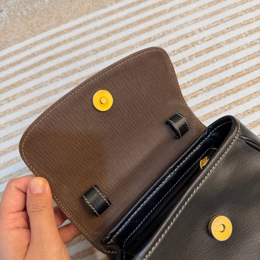 Loewe vintage 中古款 蛇骨 mini小南瓜 稀有 有原裝長帶-12