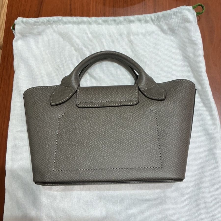 全新Longchamp 手提包🉑斜挎 大象灰-1