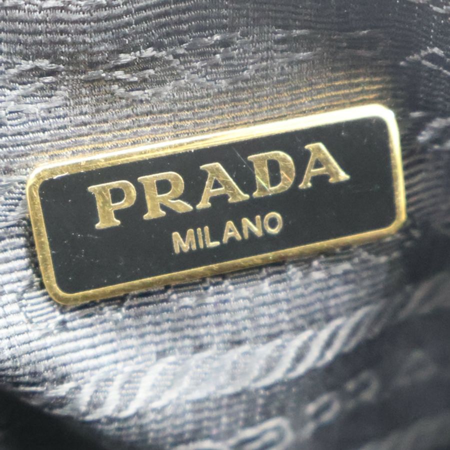 黑色牛皮 poach 手拿包 1ND005【PRADA 普拉達】 1ND005-5