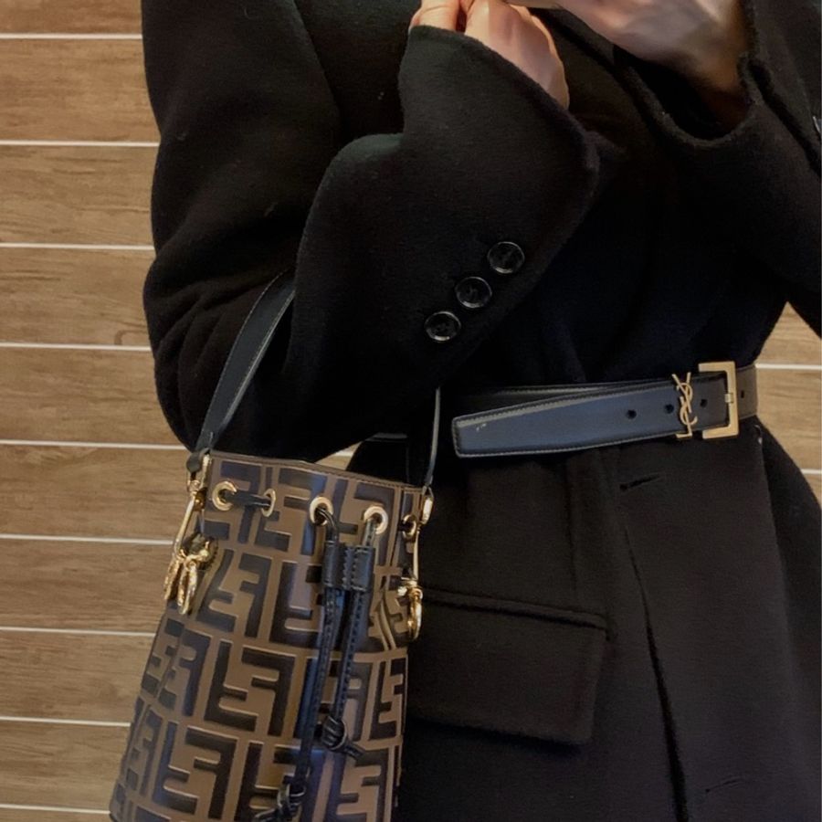 Fendi 女士 MON TRESOR迷你手提包均碼碼小號、12cm*10cm*18cm-5