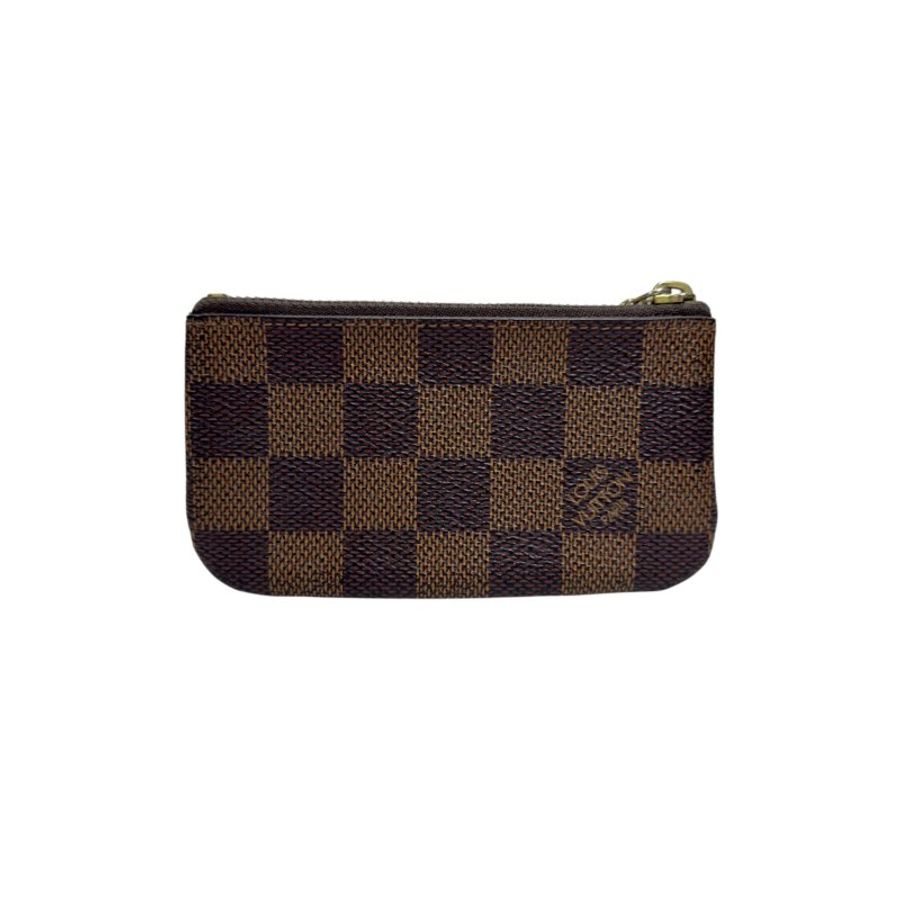 LOUIS VUITTON 棋盤格 拉鏈鑰匙扣卡包-3