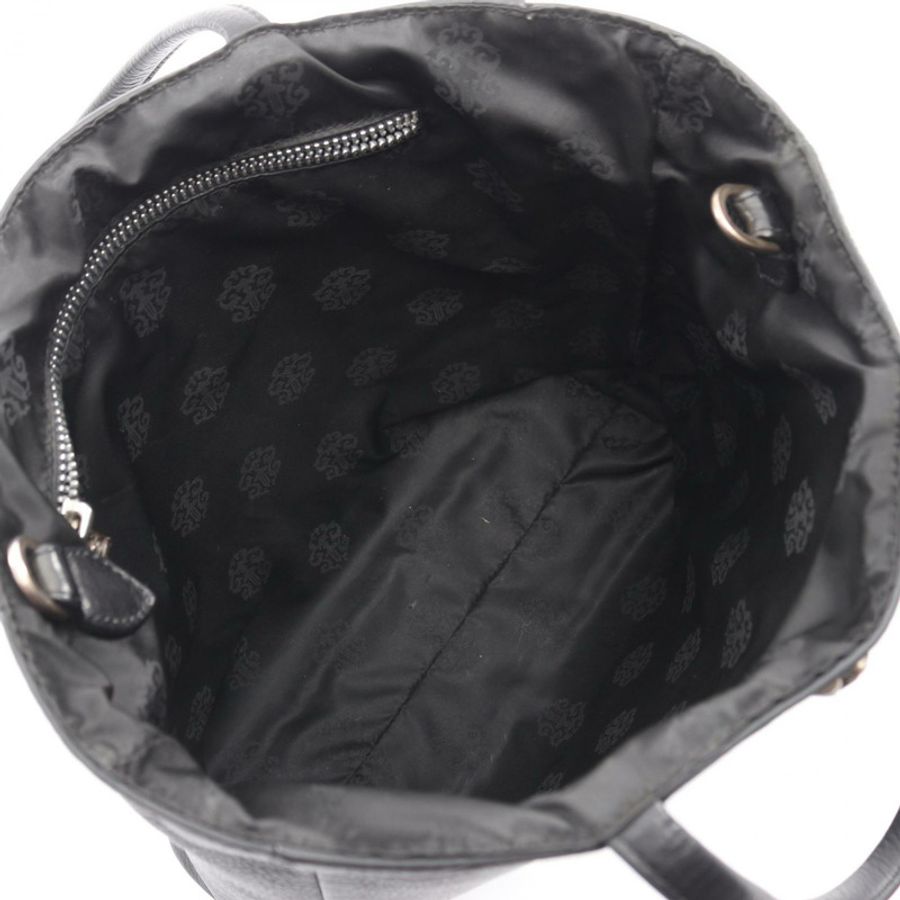 CHROME HEARTS 2Way 肩背手提包,黑色皮革,二手男士款-2