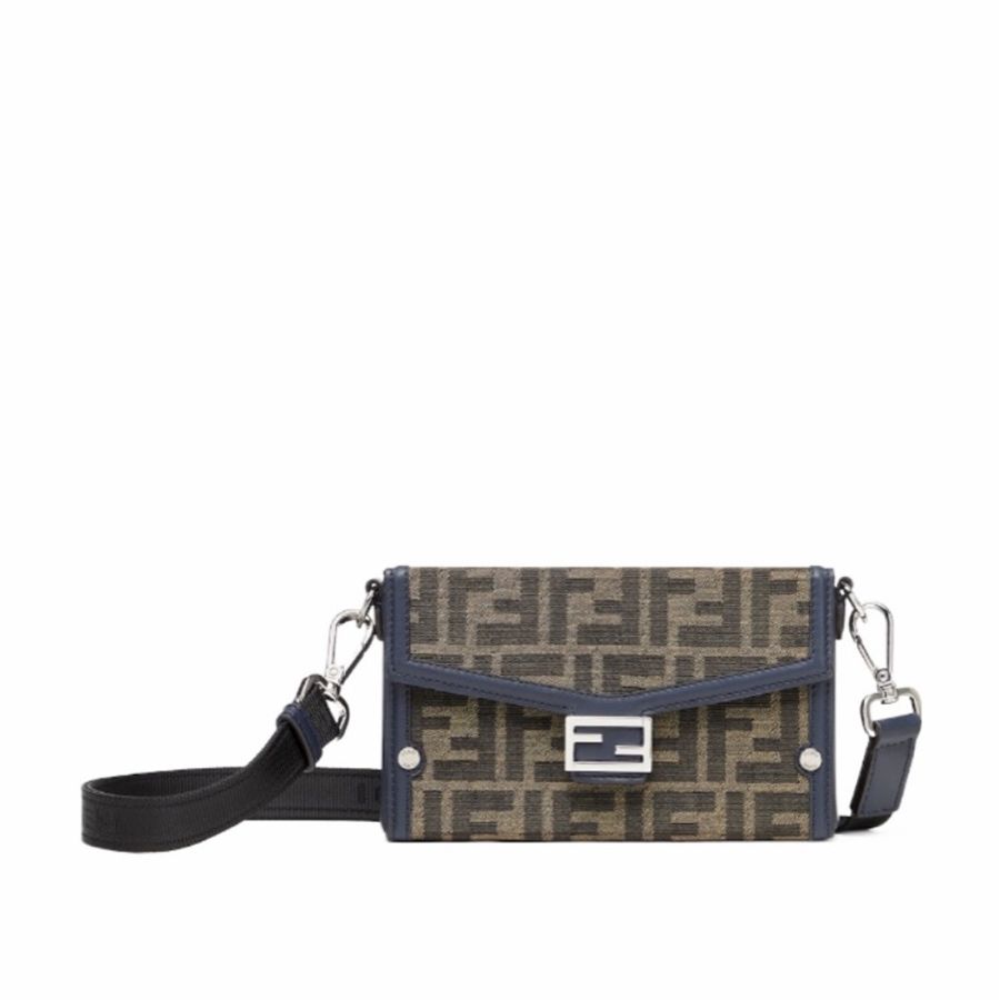 Fendi 男士 迷你 Baguette Soft Trunk單肩包均碼碼18cm*3cm*10.5cm-4