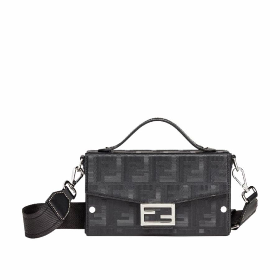 Fendi 男士 Baguette Soft Trunk徽標單肩包均碼碼常規、21.5cm*6.5cm*13cm-0