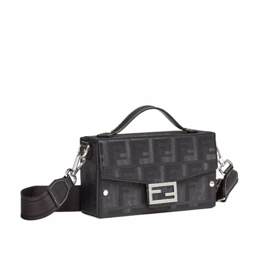 Fendi 男士 Baguette Soft Trunk徽標單肩包均碼碼常規、21.5cm*6.5cm*13cm-1