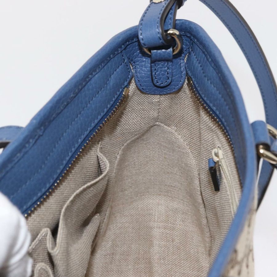 【日本直送】GUCCI GG帆布Brie手提包 暢貨 兩用 米色/金色 449241 正品 ka1584-21