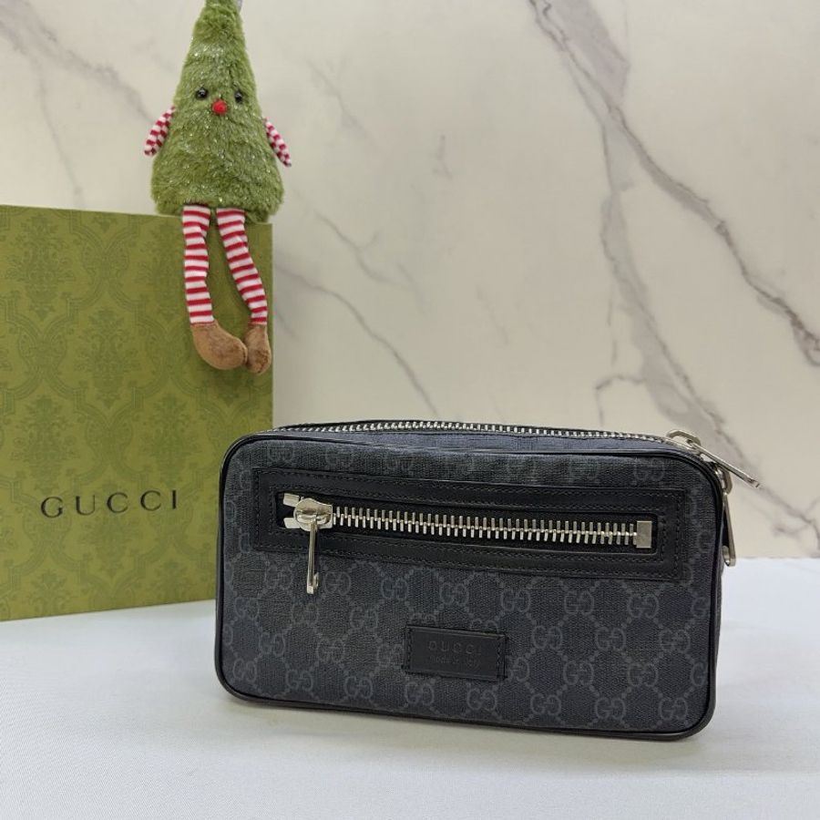 GUCCI GG Supreme 胸腰包-0