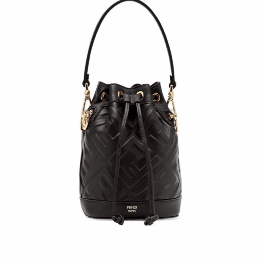 Fendi 女士 Mon Tresor水桶單肩包均碼碼14cm*12cm*18cm-0
