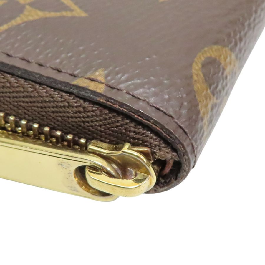 棕色 原花帆布 Zippy Coin Purse 零錢包【LOUIS VUITTON LV 路易威登】 M60067-9