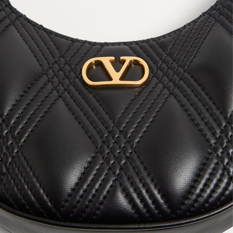 Valentino 女士 QUILTIE 67 羊皮迷你肩背手袋均碼碼MINI、22.5cm*5cm*11.5cm-1