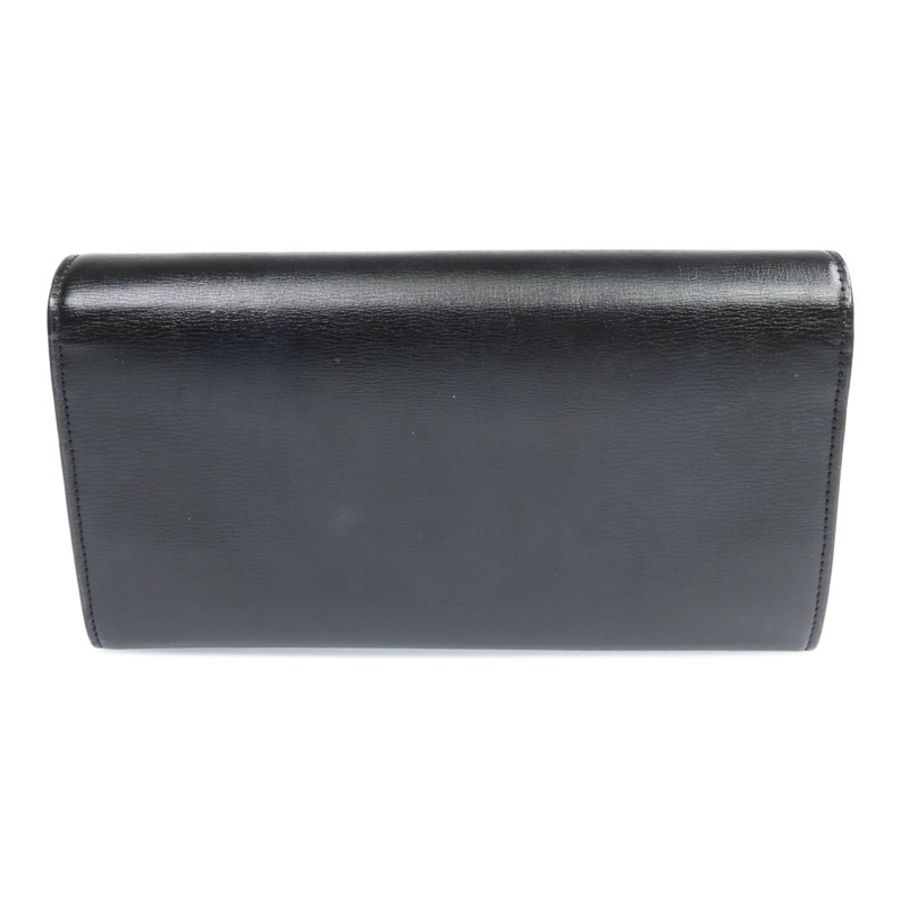 YVES SAINT LAURENT 牛皮皮革Long Wallet金扣長錢包-2