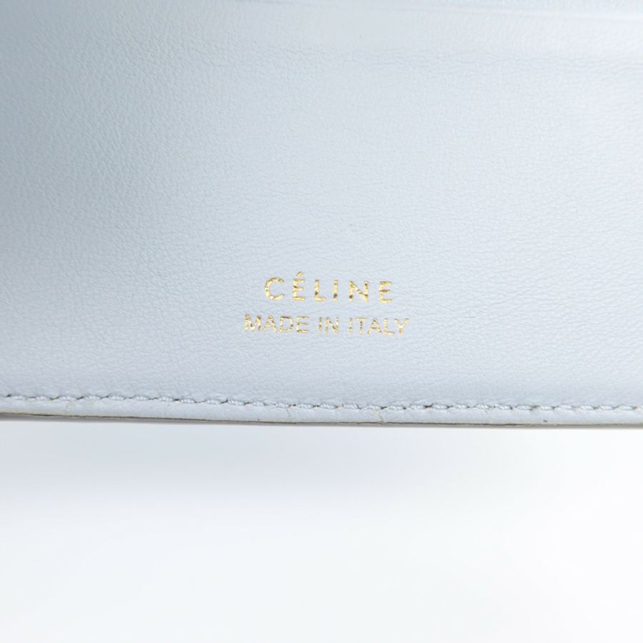 CELINE 牛皮皮革Wallet金扣錢包-6