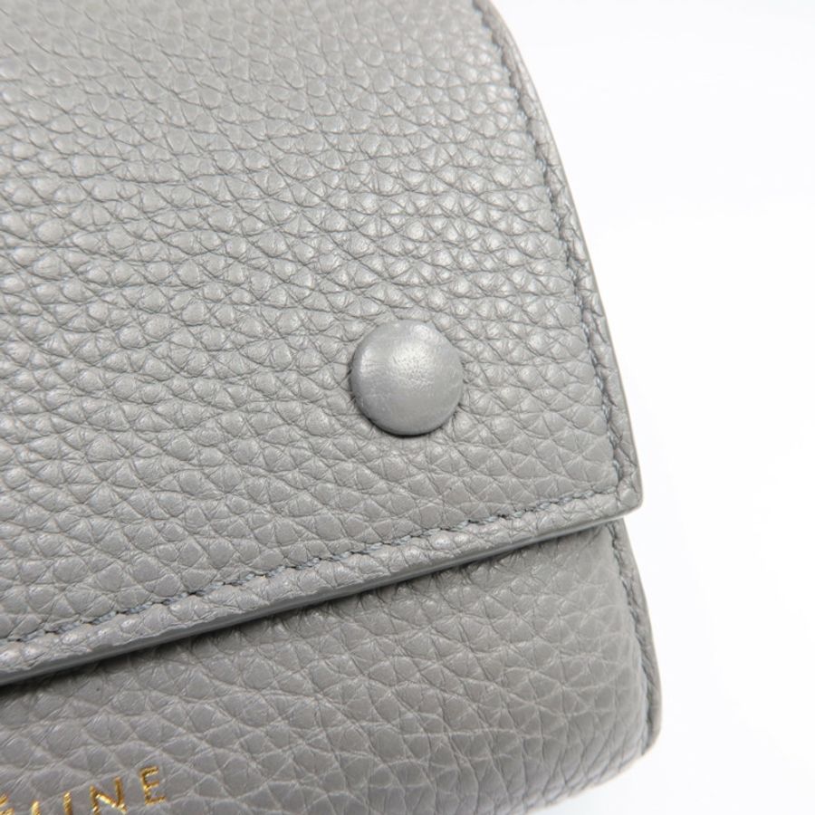 CELINE 牛皮皮革Wallet金扣錢包-14