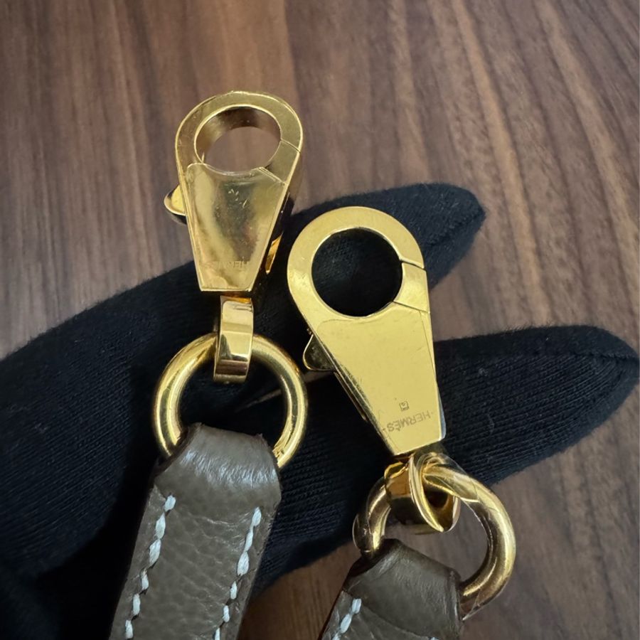 Hermes Bolide27大象灰金釦-40
