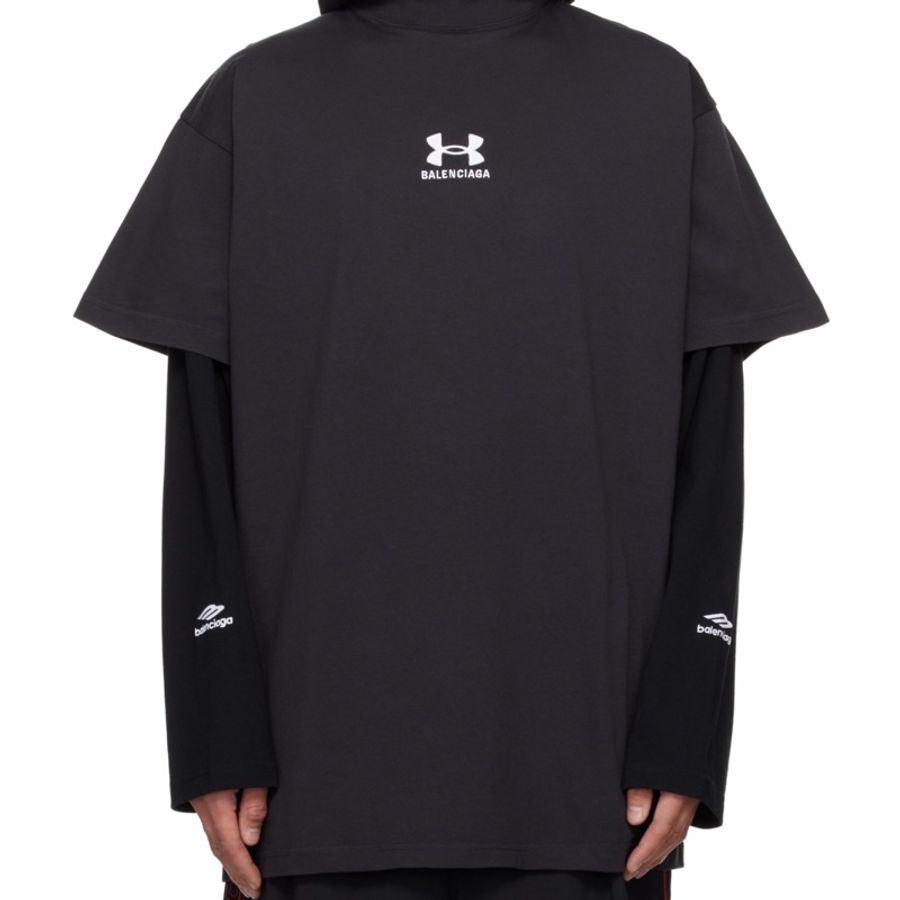 Balenciaga 男女同款 UNDER ARMOUR® 超大版型T恤1 2 3 4碼-0