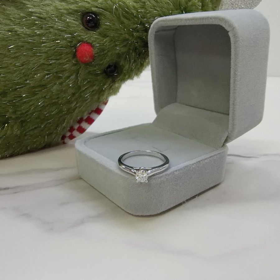 CARTIER 19分PT鑽戒-2