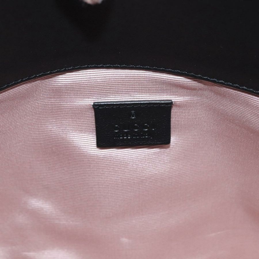 【日本直送】GUCCI 黑色金色皮革單肩包 630595 正品 164492-20