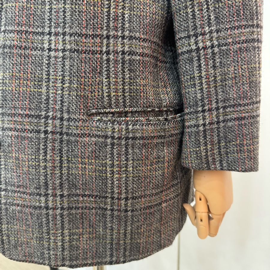 【赫蒂國際精品】Dior迪奧 復古格紋 女士 西裝外套 vintage 二手-7
