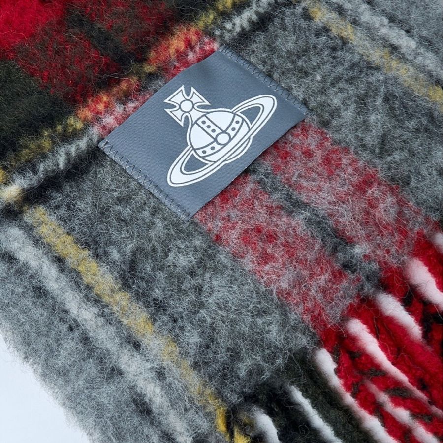Vivienne Westwood 女士 流蘇圍巾均碼碼200cm*30cm-3