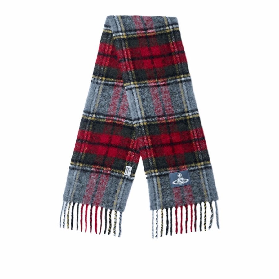 Vivienne Westwood 女士 流蘇圍巾均碼碼200cm*30cm-4