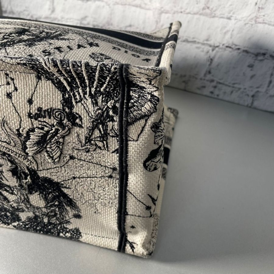 Dior book tote 星座刺繡系列(中號)-10