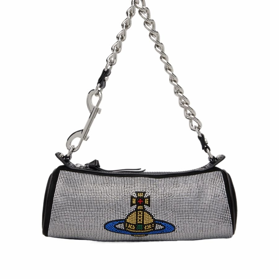 Vivienne Westwood 女士 Cindy 圓筒包均碼碼27.94cm*10.16cm*10.16cm-0