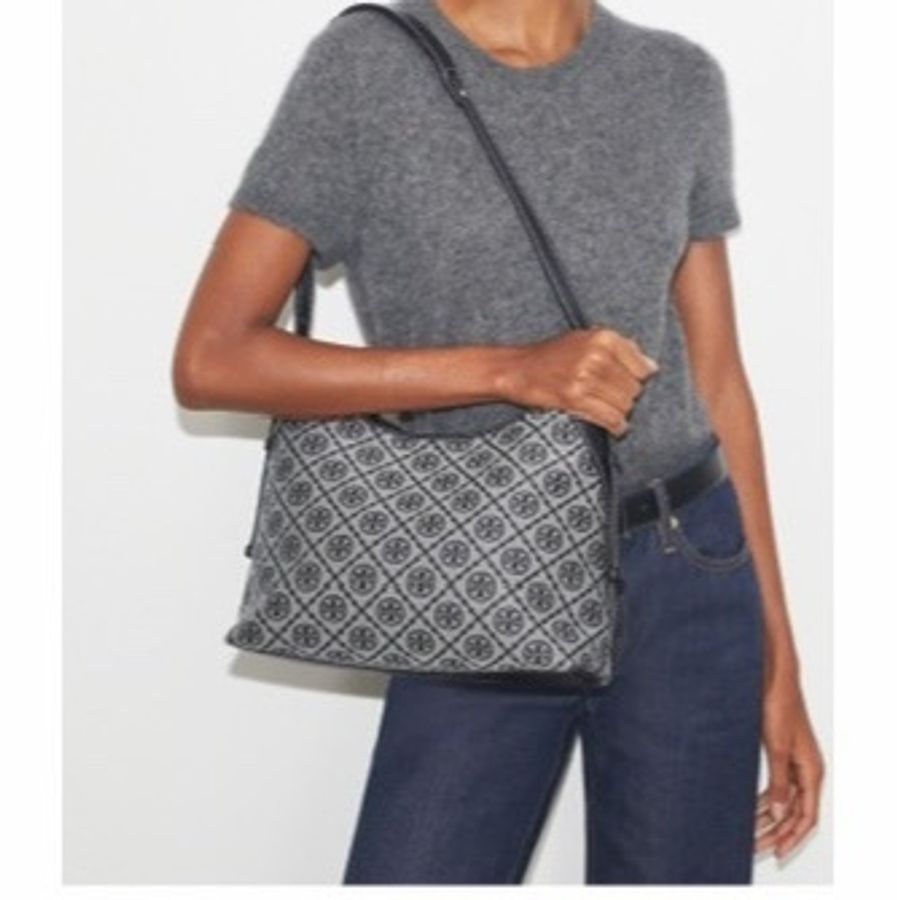 Tory Burch 女士 T Monogram 單肩包均碼碼29.5cm*12.5cm*25cm-1