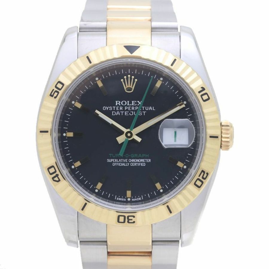 Rolex Datejust Turn-O-Graph,日本限量版(300 枚),116263,18K 黃金 x 不鏽鋼,男士腕錶,39370-1