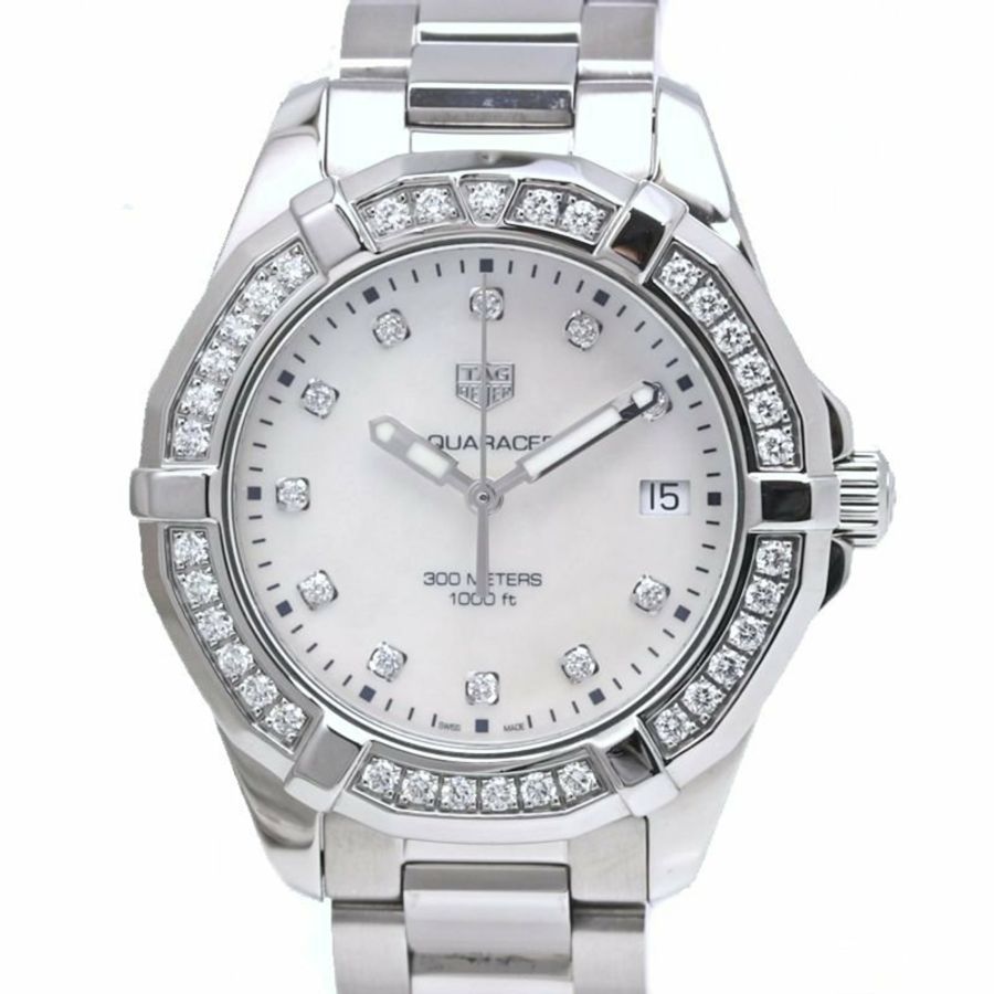 TAG HEUER 豪雅競潛系列腕錶,錶圈鑲嵌11顆鑽石,女錶 WBD131C.BA0748SS,39972-1