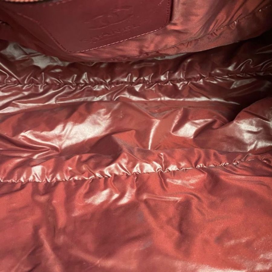Chanel 黑色羽絨tote托特包27*28*16 95新配件保卡-4