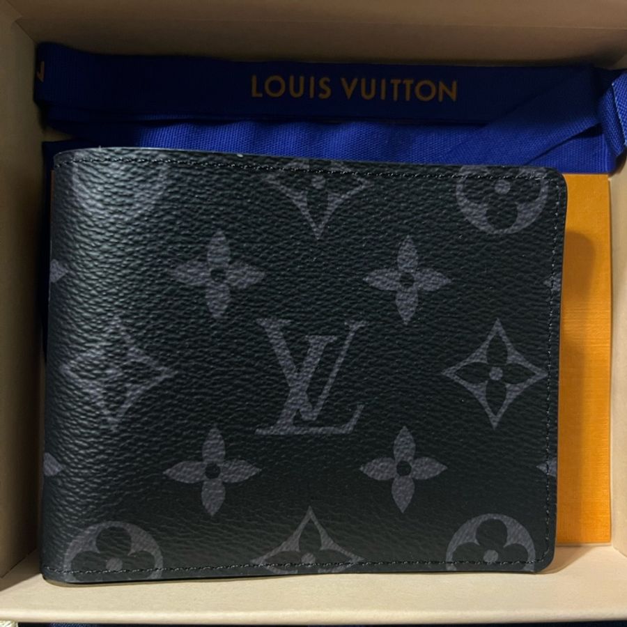 LV 黑色 短夾-2