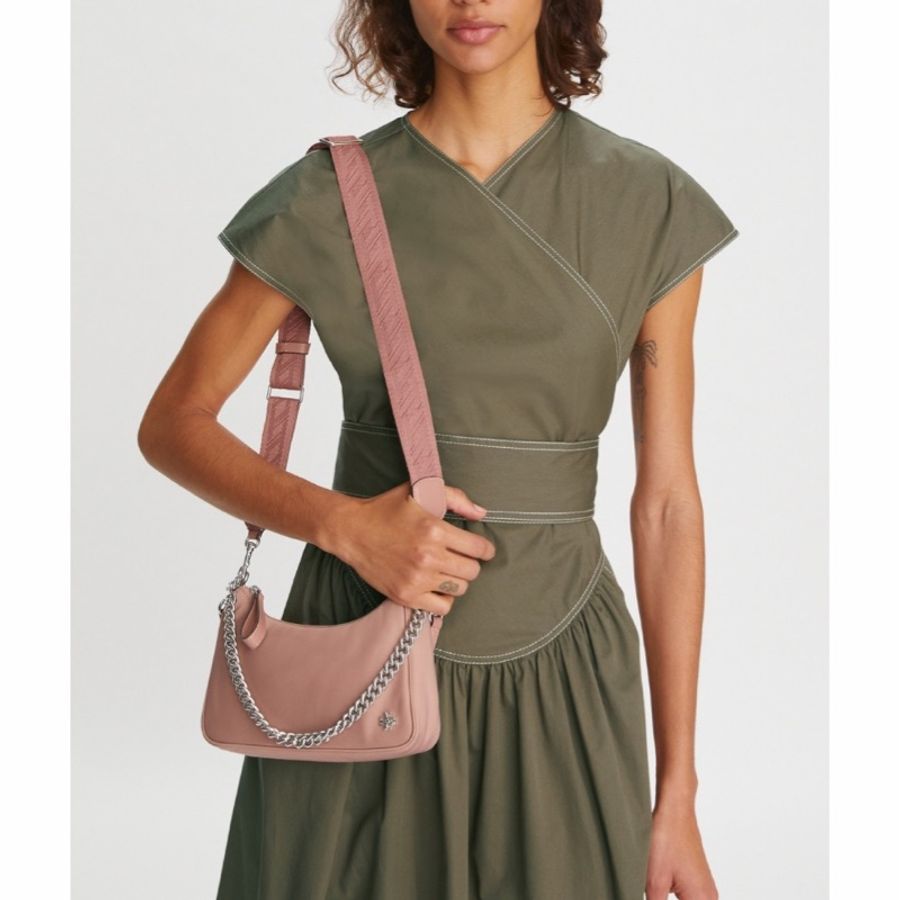 Tory Burch 女士 小號徽標單肩包均碼碼23.5cm*5cm*15.5cm-7