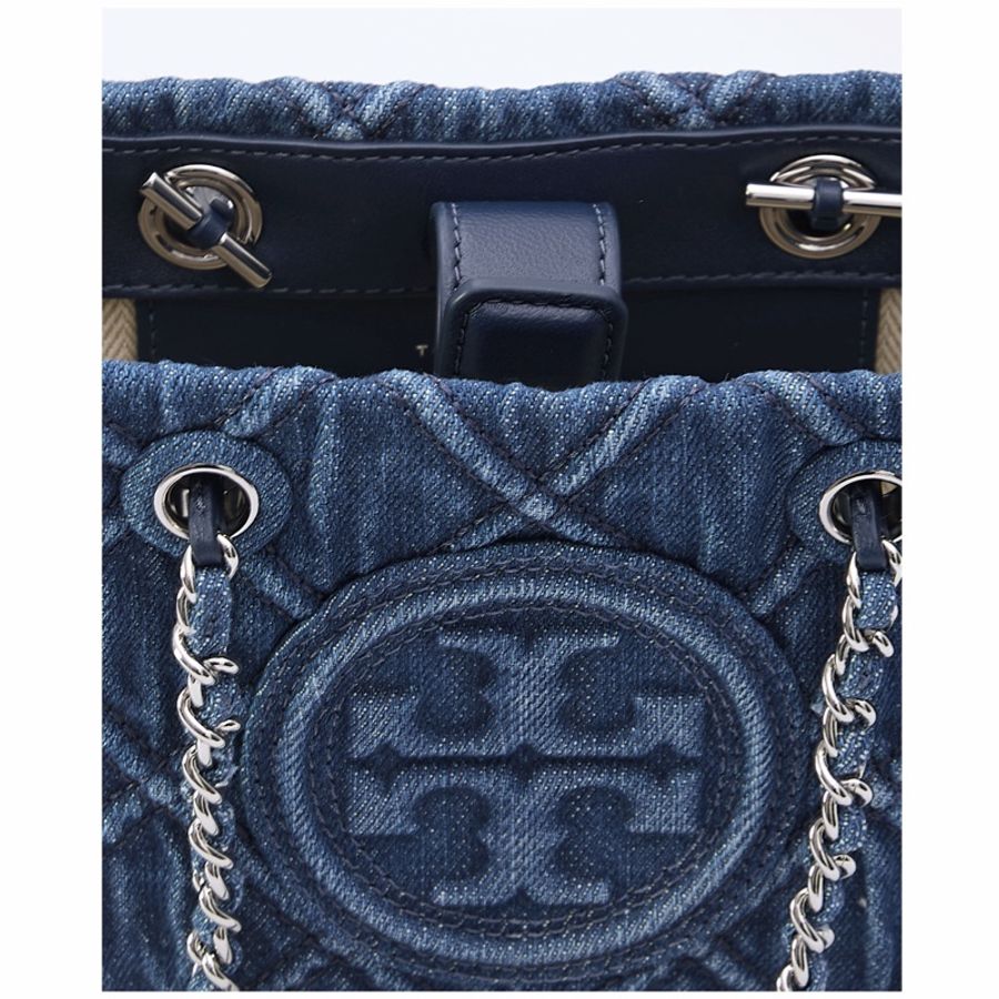 Tory Burch 女士 FLEMING 迷你牛仔單肩包均碼碼18.5cm*7cm*12.5cm-3
