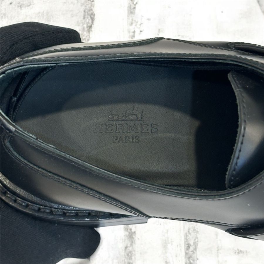 Hermès Derby First Oxford Shoes凱莉牛津鞋 EU38-2