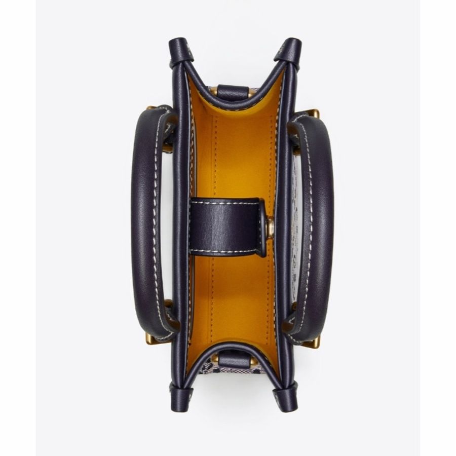 Tory Burch 女士 迷你 T 字母組合托特包均碼碼常規、16cm*6.5cm*18.5cm-3