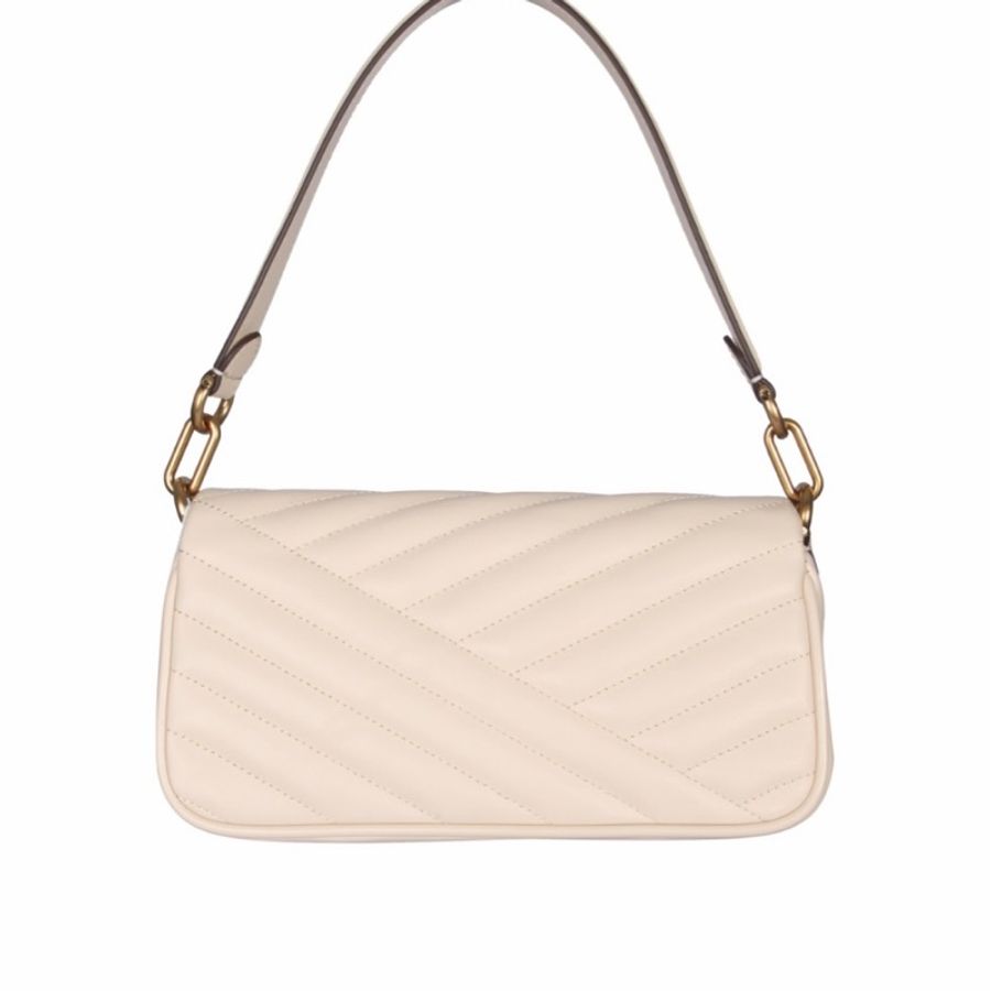 Tory Burch 女士 KIRA CHEVRON 小號翻蓋肩背包均碼碼24cm*6cm*12cm-4
