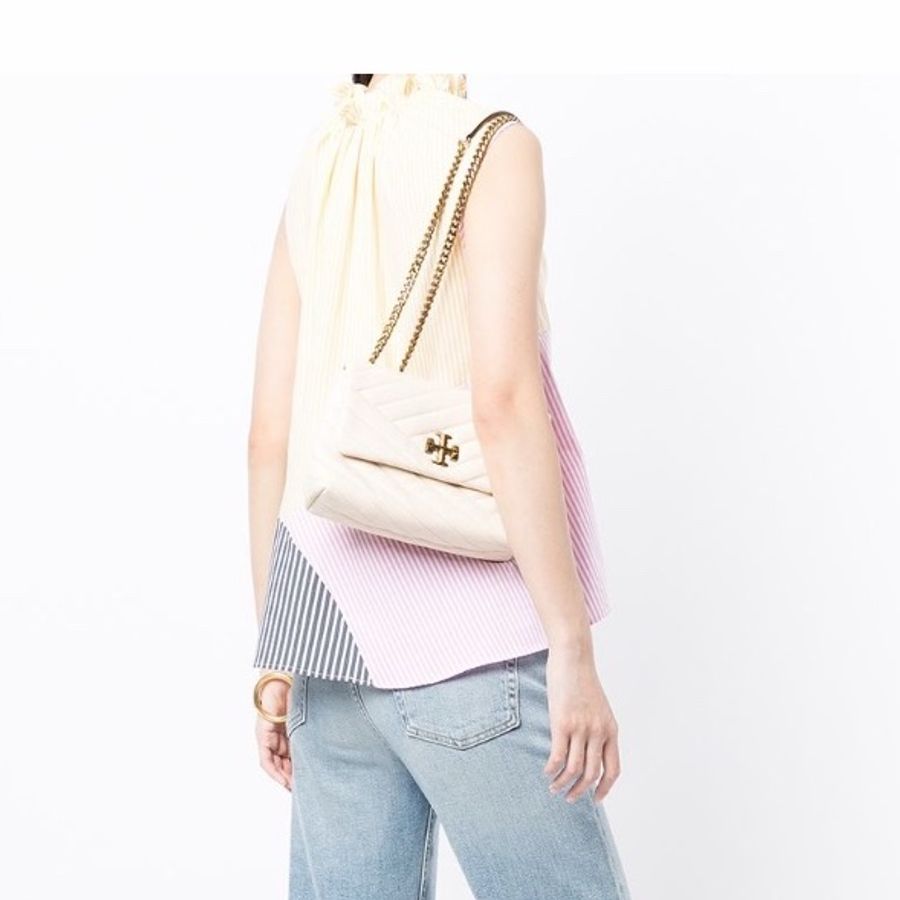 Tory Burch 女士 V形絎縫單肩包均碼碼22.5cm*8cm*15cm-4