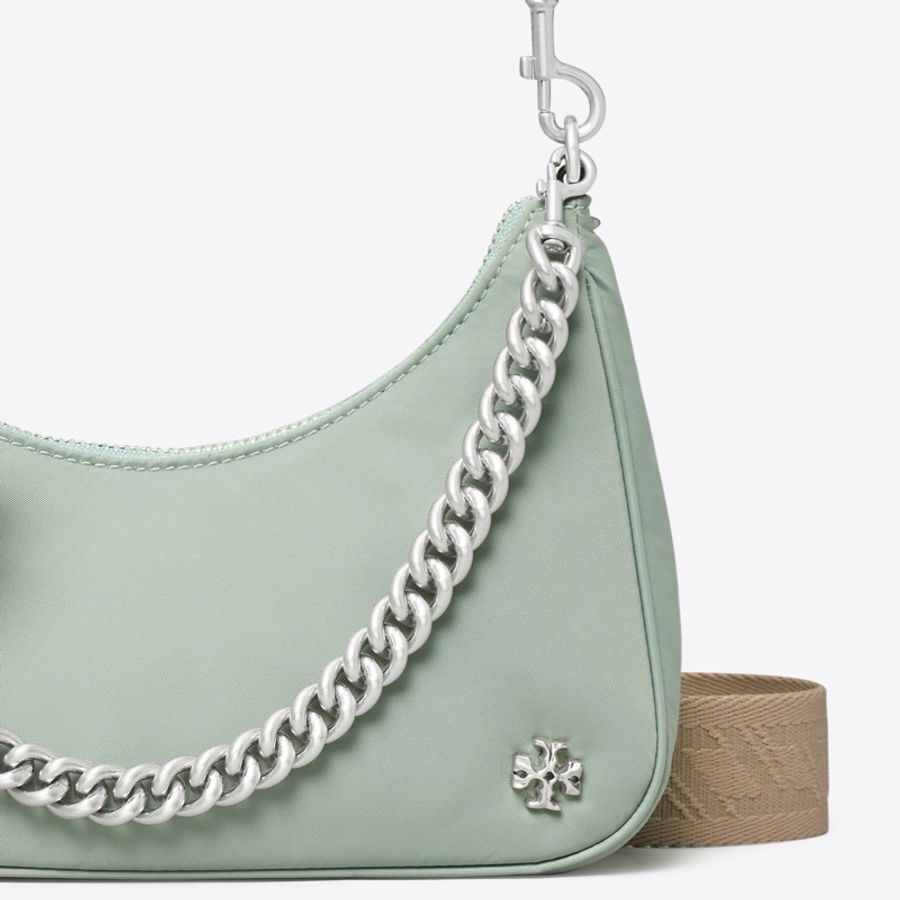 Tory Burch 女士 151 Mercer 小號新月包均碼碼長度：23.5cm，寬度：5cm，高度：15.5cm-6