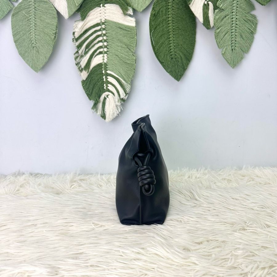 LOEWE Mini Flamenco Clutch 黑金福袋包 全套有盒-2