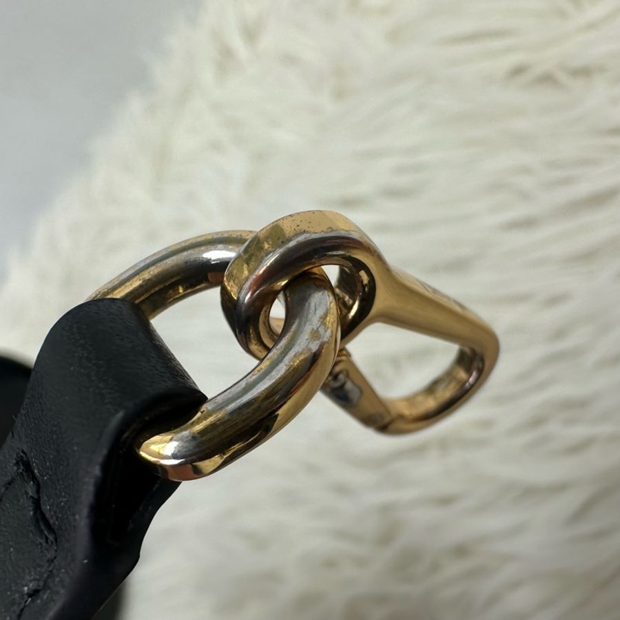 LOEWE Mini Flamenco Clutch 黑金福袋包 全套有盒-13