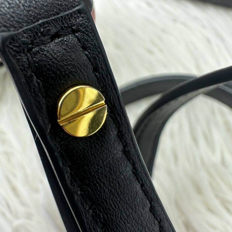 LOEWE Mini Flamenco Clutch 黑金福袋包 全套有盒-15