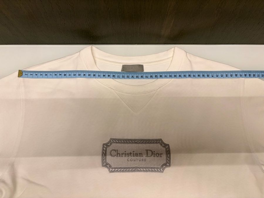 Dior 迪奧 95新短袖刺繡T恤 白色S-0