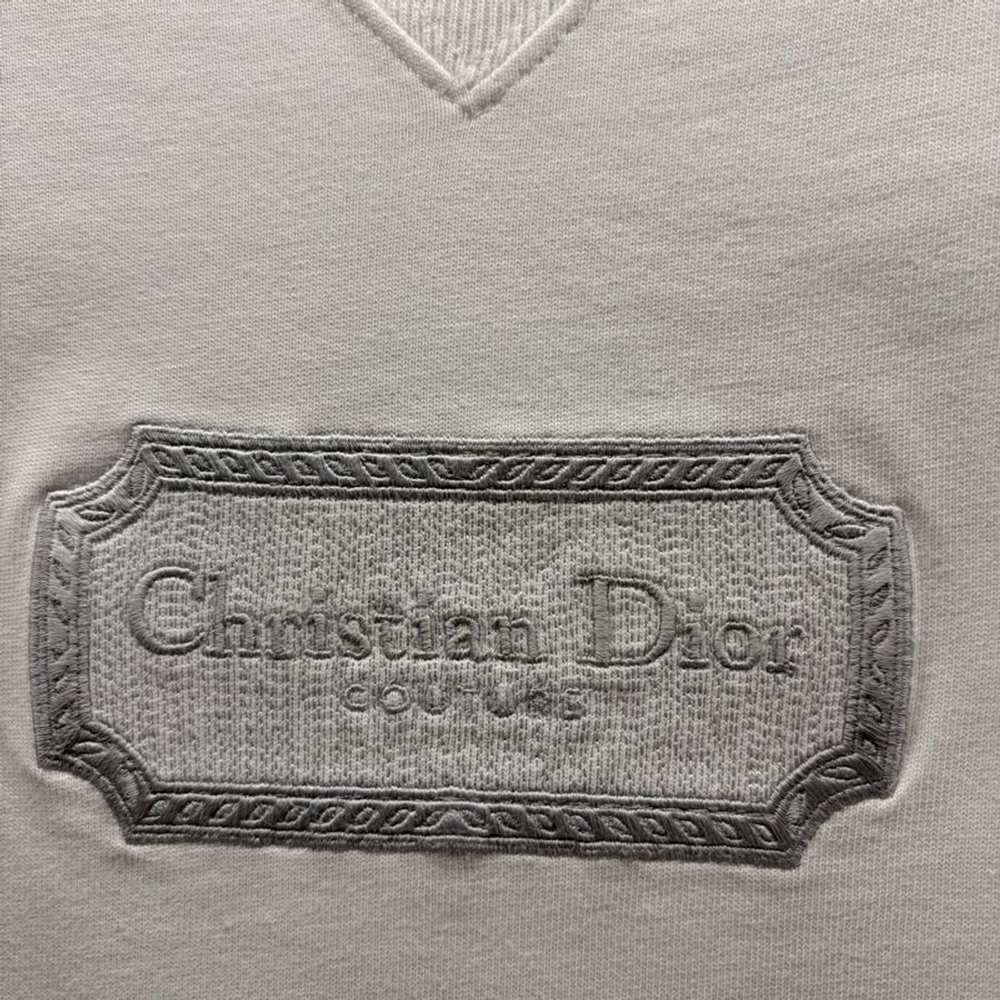 Dior 迪奧 95新短袖刺繡T恤 白色S-11