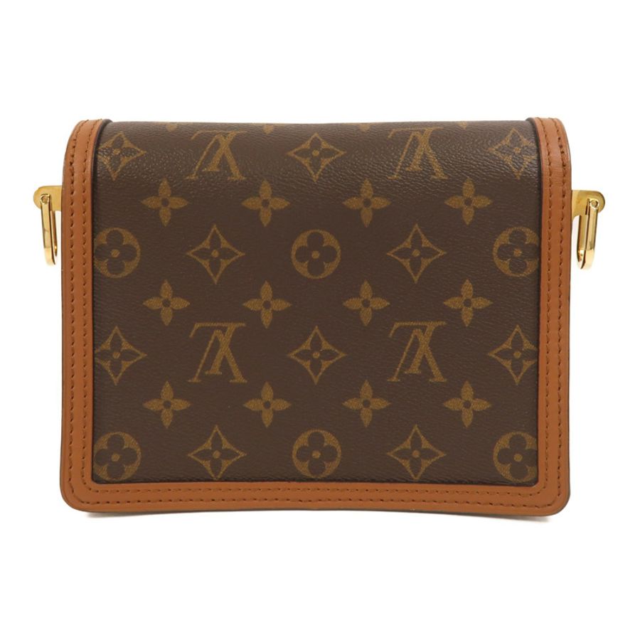 LOUIS VUITTON Monogram Reverse Mini Dauphine金扣肩背袋-1